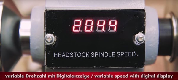 Holzmann Drechselmaschine Drechselbank D460FXL 230V variable Drehzalregulierung