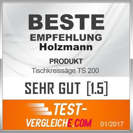 Holzmann Tischkreissäge TS200 230V 1,5kW+Absauganlage ABS850