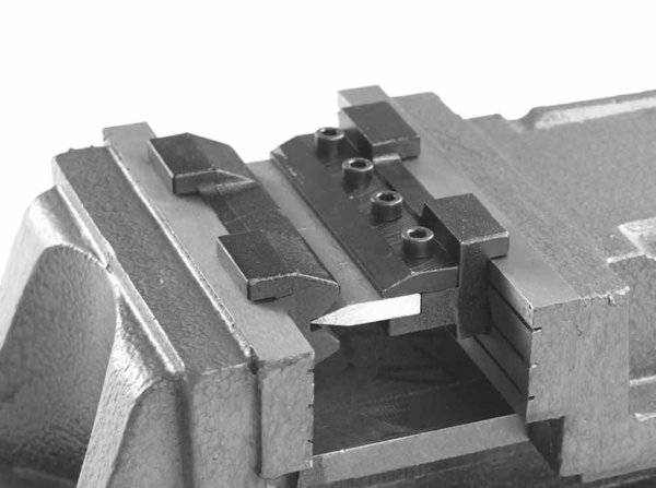 Holzmann Biegebacken für Schraubstock Abkantbacken 125mm mit Magneten WBS125AKM