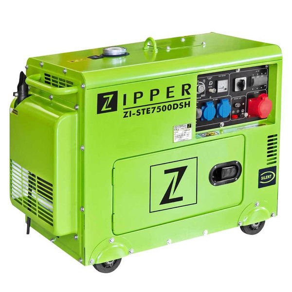 Zipper Diesel Stromerzeuger 6500 Watt AVR ZI-STE7500DSH Notstromaggregat Generator 230/400V